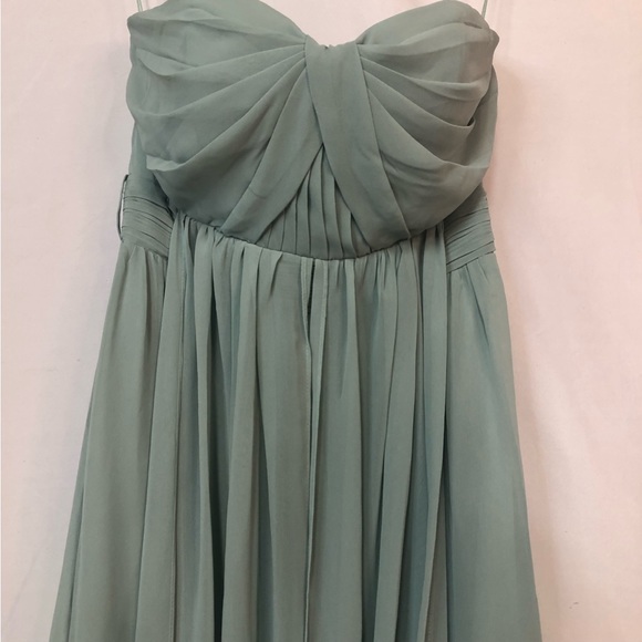 Birdy Gray Women’s Dress Formal Sage Bridal Maxi Strapless Prom - Picture 5 of 14